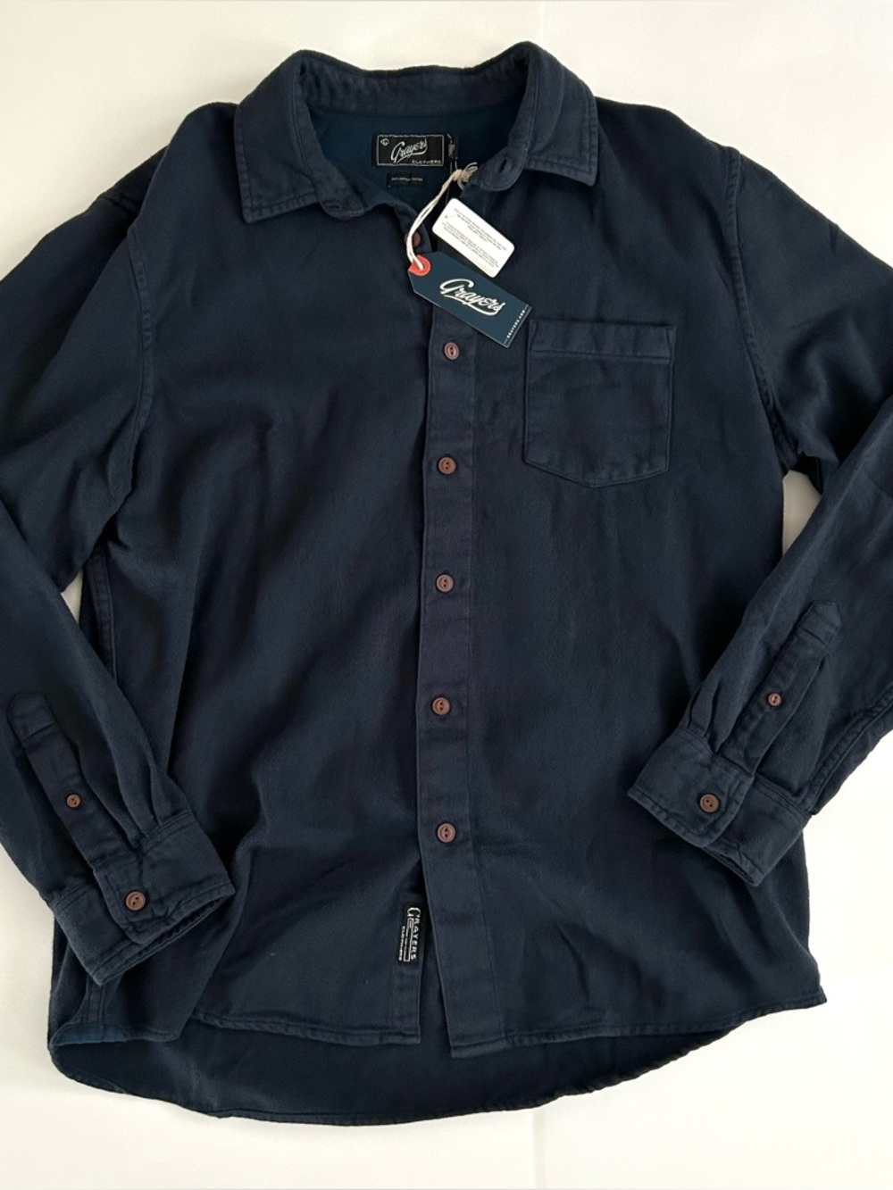 (NWT) Grayers West Glen Flannel Shirt - Size L - Long Sleeves - Mens